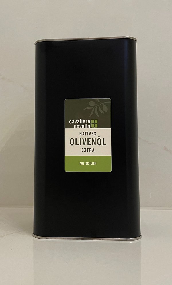 Cavaliere Novella Olivenöl Nativ Extra Classic Line 5 Liter Kanister Edition 2021 Vorteilsgröße !!!